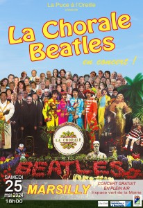 Affiche Chorale Beatles Marsilly V2